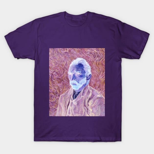 Van Gohg Interactive Negative Filter By Red&Blue T-Shirt by RedAndBlue